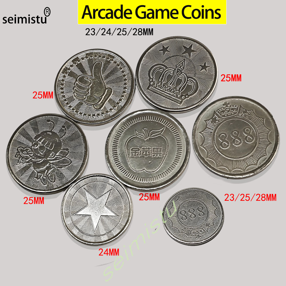Arcade Vending & Laundry - 100 pezzi in acciaio inossidabile 23/24/25mm
