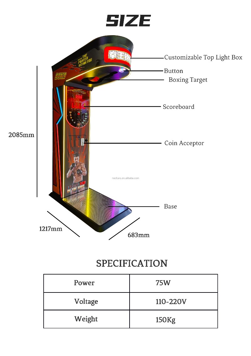 Macchina da gioco arcade di si - Boxing Machine Arcade recensione e prezzo