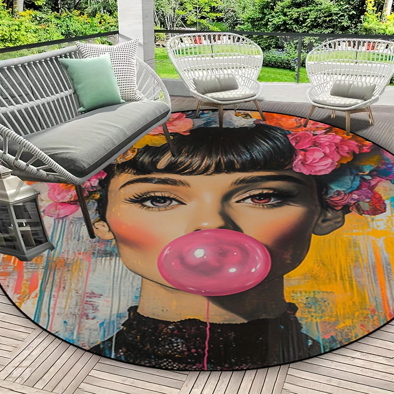 Tappeto Rotondo con Donna Graf - Bubble Gum Machine recensione e prezzo