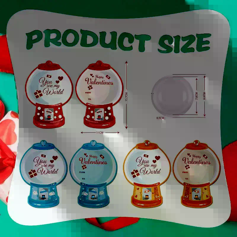 18/36 Pezzi Carte di San Valen - Bubble Gum Machine recensione e prezzo