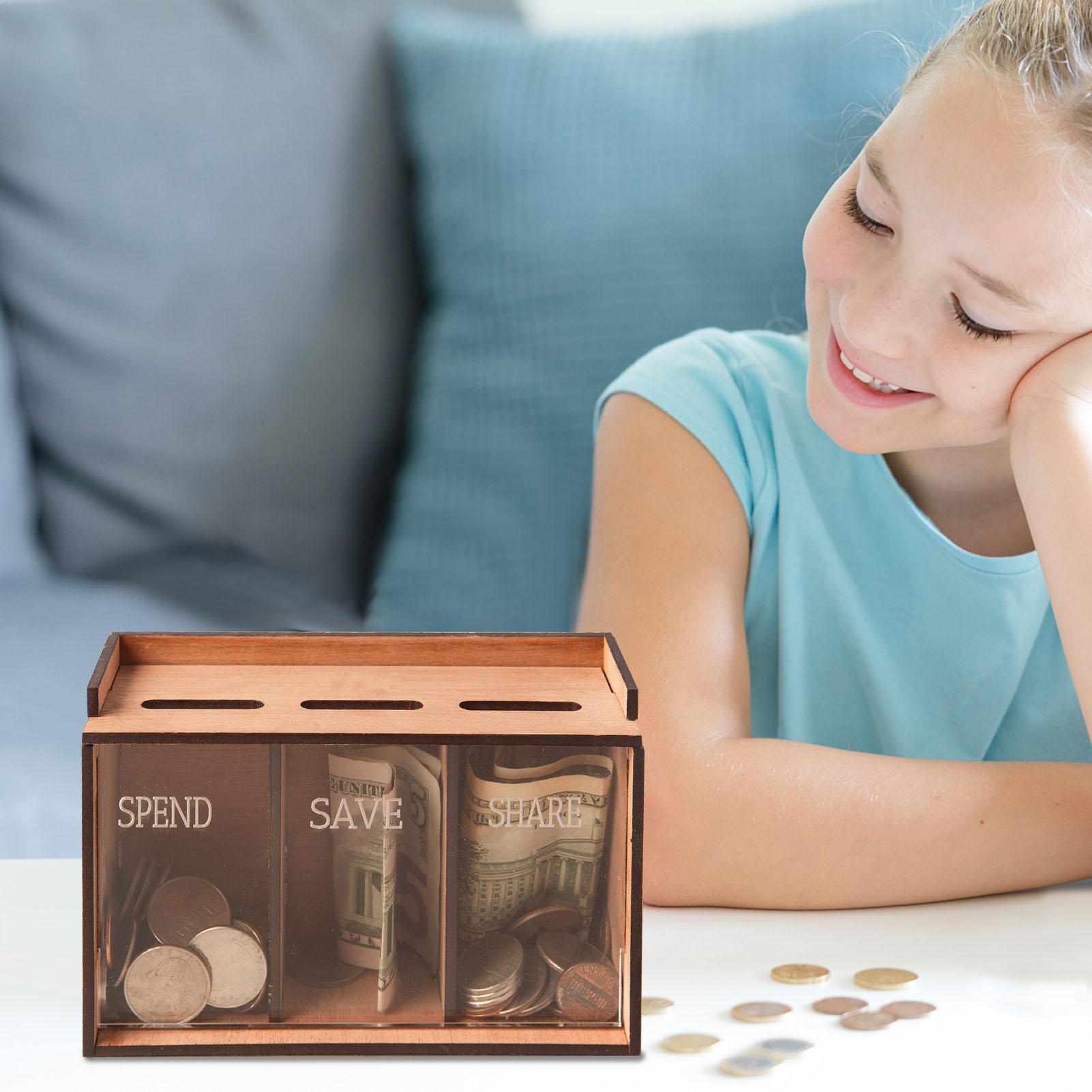 Salvadanaio in Legno a 3 Scomp - Coin Operated Kiddie Ride recensione e prezzo