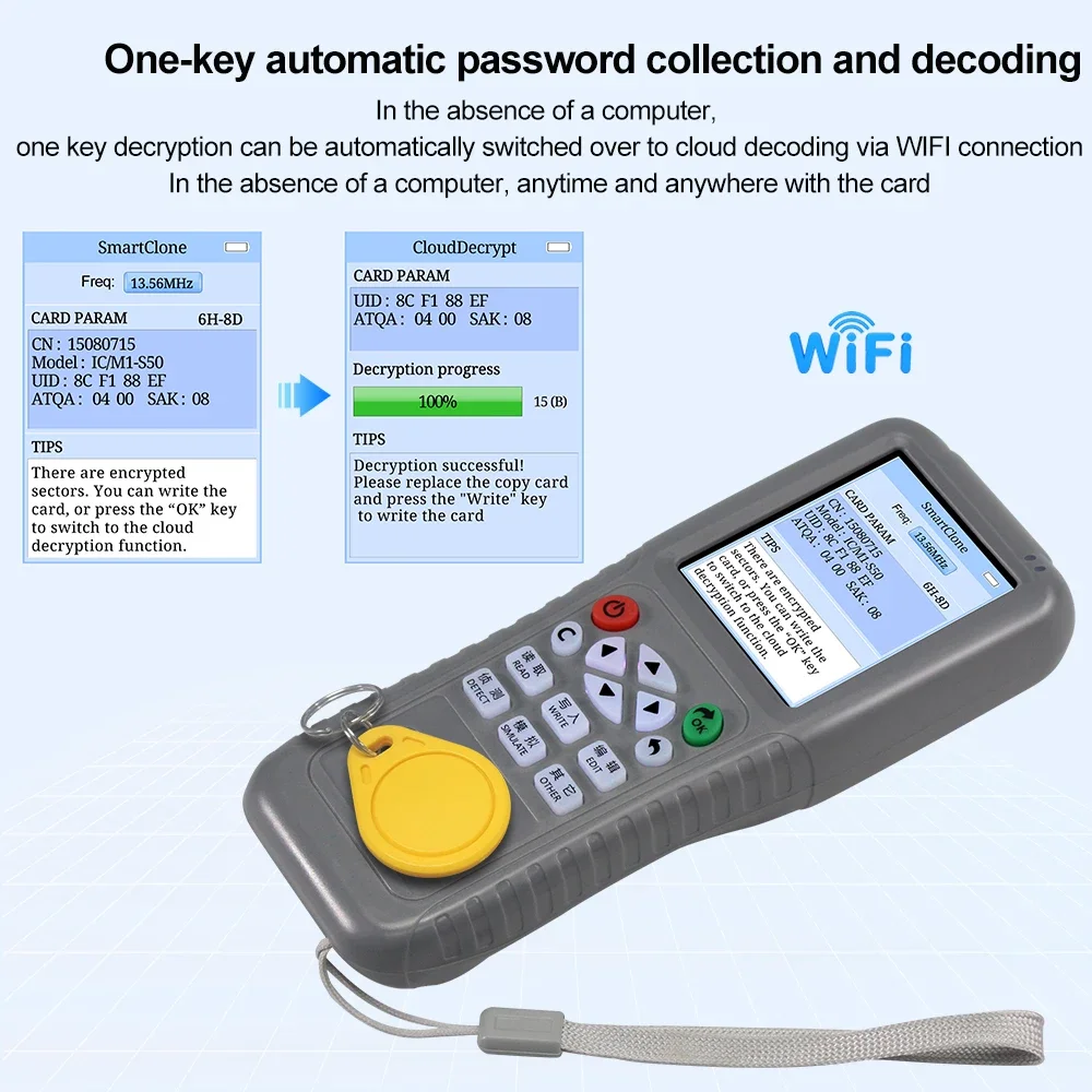 Copiatore WiFi RFID Duplicator - Nfc Card Reader Vending recensione e prezzo